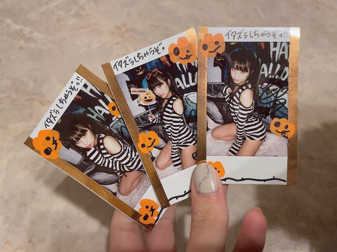 竹内星菜さんのインスタグラム写真 - (竹内星菜Instagram)「いま、落書きチェキ描いてるのん🎃」10月22日 21時13分 - seina0227