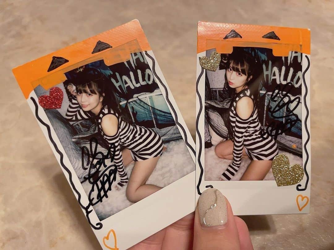 竹内星菜さんのインスタグラム写真 - (竹内星菜Instagram)「いま、落書きチェキ描いてるのん🎃」10月22日 21時13分 - seina0227