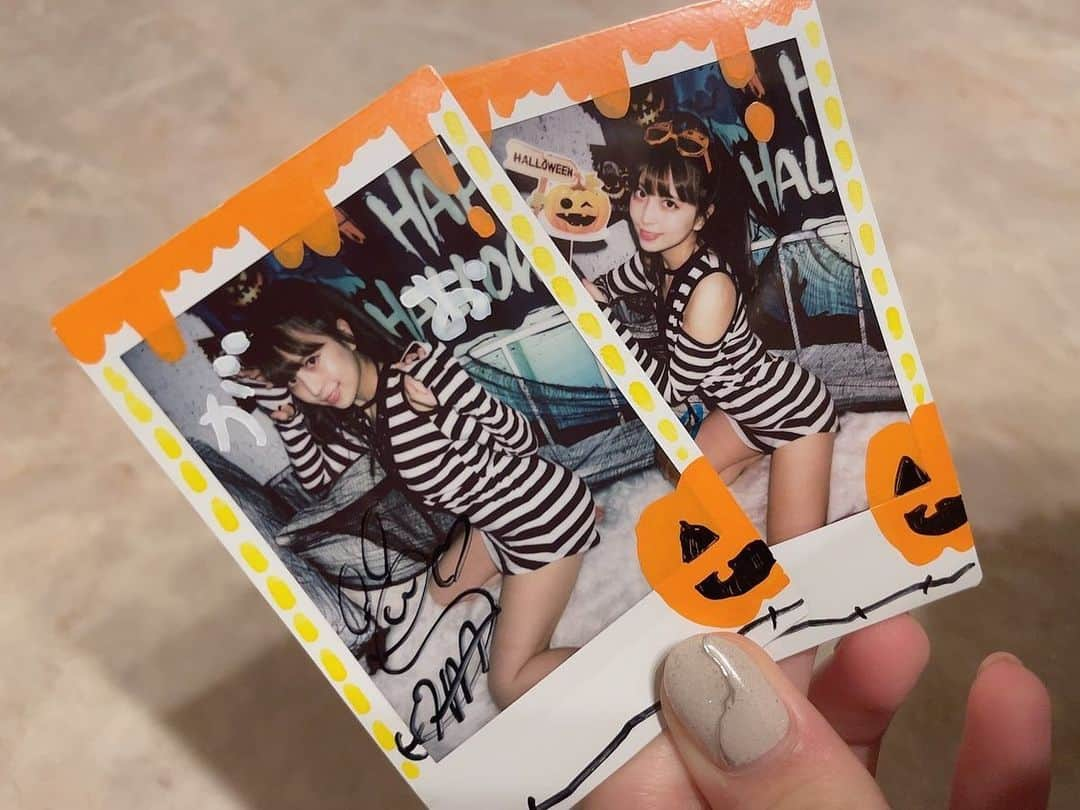 竹内星菜さんのインスタグラム写真 - (竹内星菜Instagram)「いま、落書きチェキ描いてるのん🎃」10月22日 21時13分 - seina0227