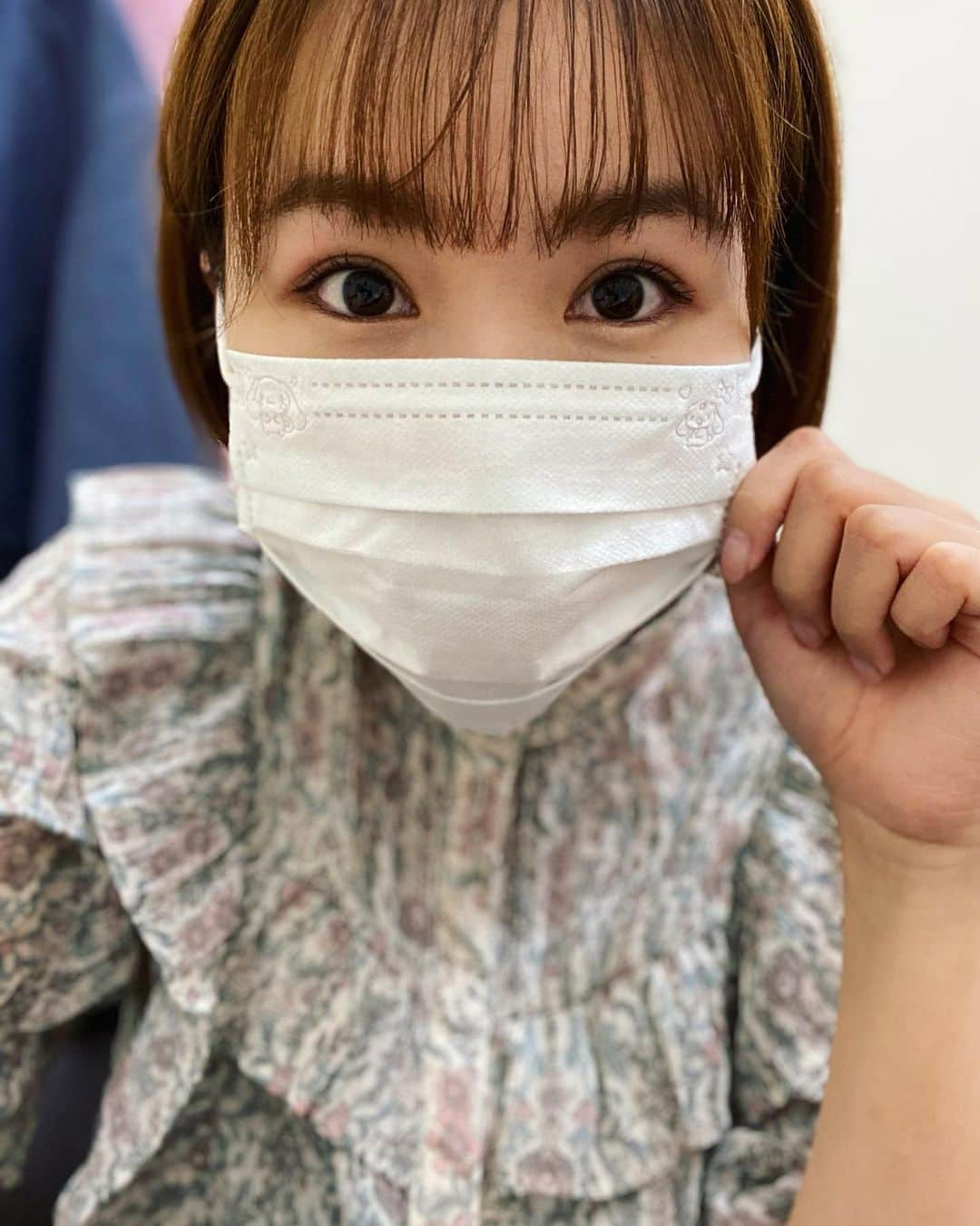 河合あすなさんのインスタグラム写真 - (河合あすなInstagram)「かわいいマスクプレゼントありがとうございます😷」10月22日 22時28分 - kawai__asuna