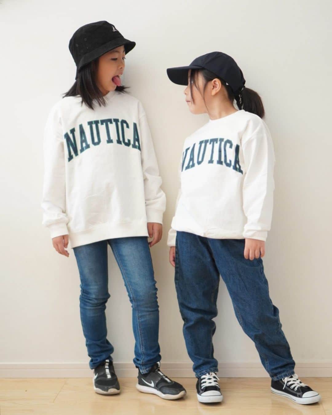mocchiのインスタグラム：「2021.10.23 @branshes の秋服🤤♥️  @nautica が発売されてて可愛いの多くて( ｡･ω･｡)ﾉ 凸ﾎﾟﾁｯ  もぉ寒いねぇ😱  #ブランシェス#branshes#branshesコーデ #子供服#小学生#幼稚園#8歳#6歳#キッズコーデ#インスタキッズ」