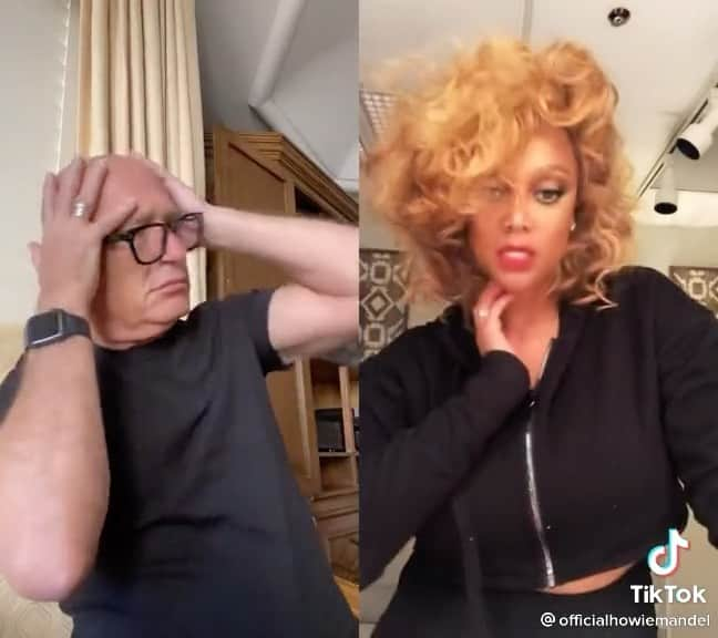 タイラ・バンクスのインスタグラム：「WERK, HOWIE!!! 🙌🏽📸 Do you think he nailed it? 😂  And don’t forget to 👏🏽KEEP👏🏽IT👏🏽GOIN’!👏🏽  @howiemandel」