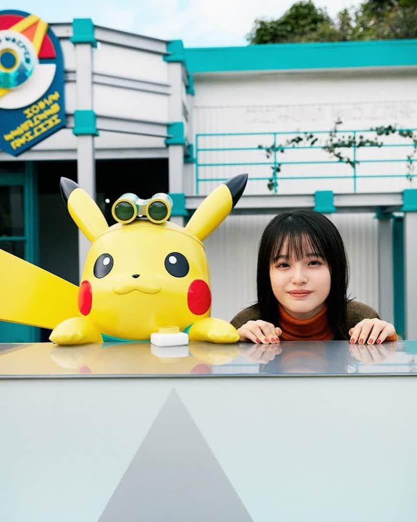 豊嶋花さんのインスタグラム写真 - (豊嶋花Instagram)「⚡️ ｢Pokémon WONDER｣でピカチュウとも写真を撮ってきました！！ ・ ほっぺが赤いの可愛いですよね😳 ・ ◒ ╰( ๑•̀ㅁ•́)╮ ╰( ๑•̀∀•́)╮=͟͟͞͞◒  #ポケモンワンダー #ピカチュウ #私も #ポケモンマスター #なりたい #豊嶋花」10月23日 10時40分 - hanatoyoshima_official