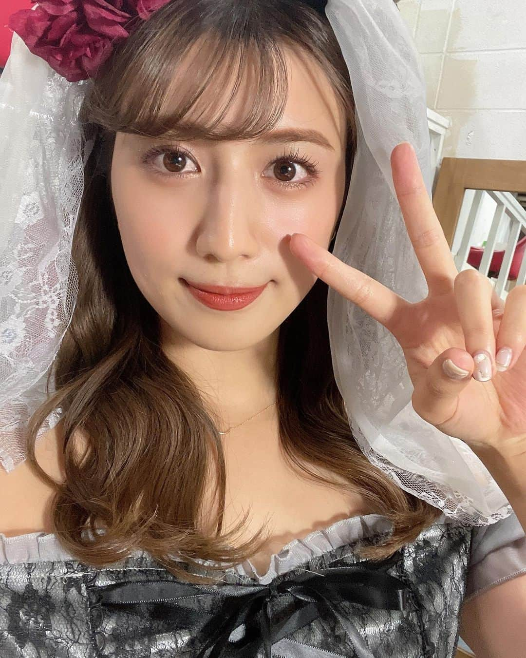 御子柴かなさんのインスタグラム写真 - (御子柴かなInstagram)「ホーンテッドブライド👰‍♀️🧟‍♀️👻 （最後は懐かしの、、、🍖笑）」10月23日 14時28分 - kanakana2510