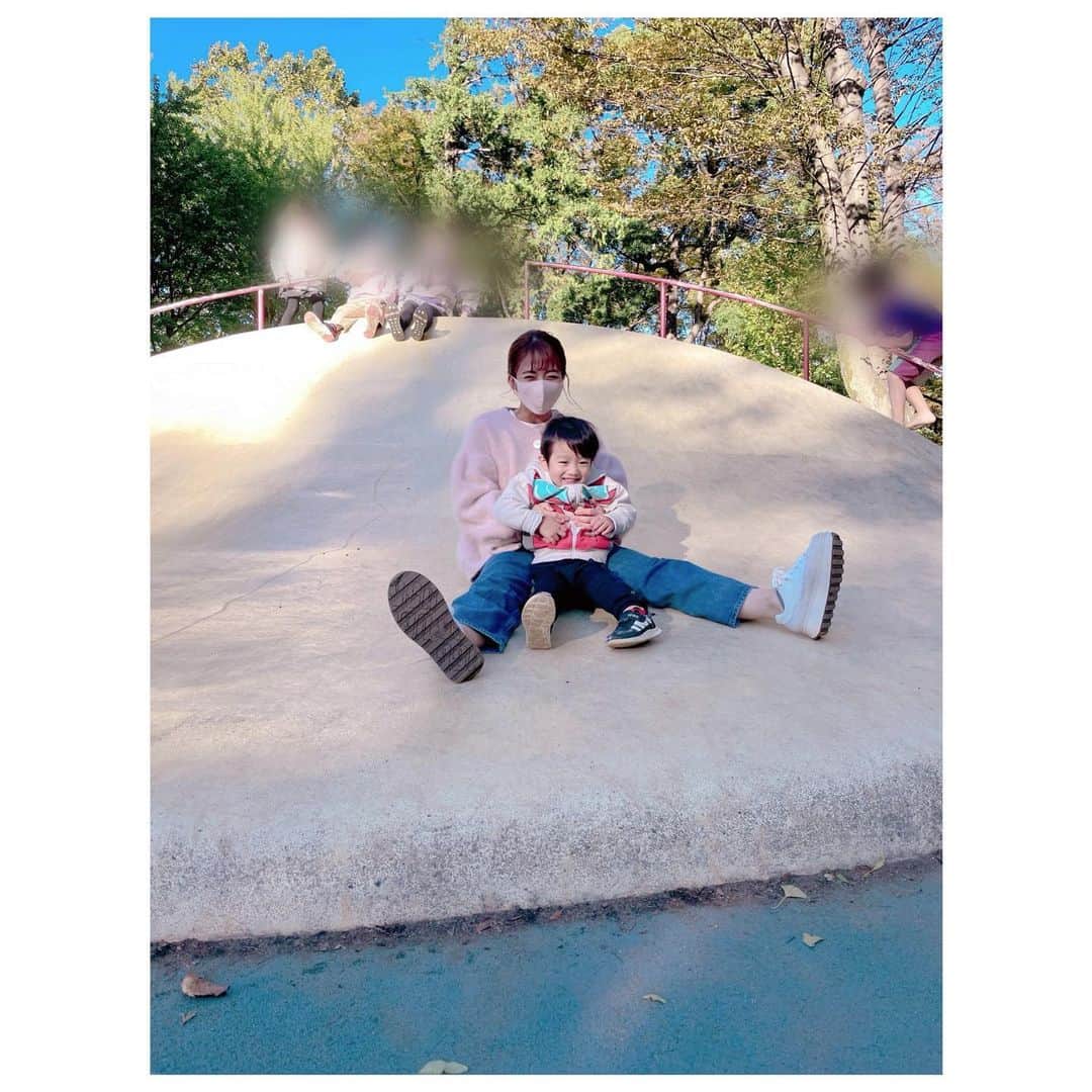 辻希美さんのインスタグラム写真 - (辻希美Instagram)「今日は公園へ😄💕  寒過ぎたから身体温めたくて必死に遊んだ💪笑笑。」10月23日 18時41分 - tsujinozomi_official