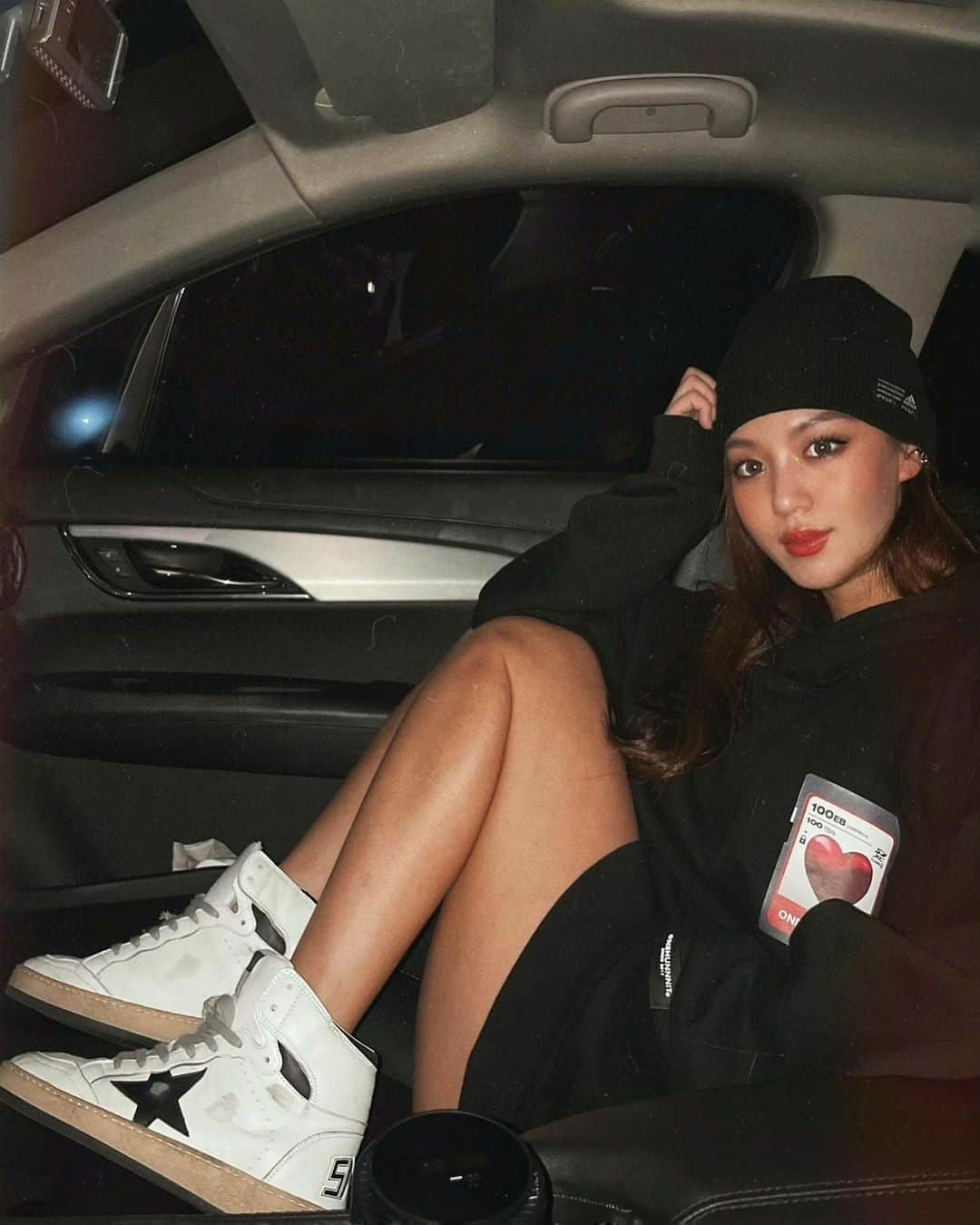 キム・ヒジョンのインスタグラム：「1hunnit🤒❤️‍🩹」