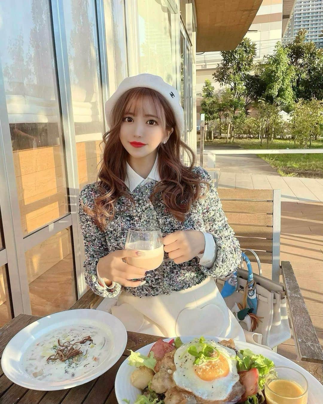 のインスタグラム：「サラダランチ🥗❤︎ 夜だいふ肌寒い🧸🍃🍃 ⁡ ⁡ #豊洲 #豊洲カフェ #ロンハーマンカフェ #rhccafe」
