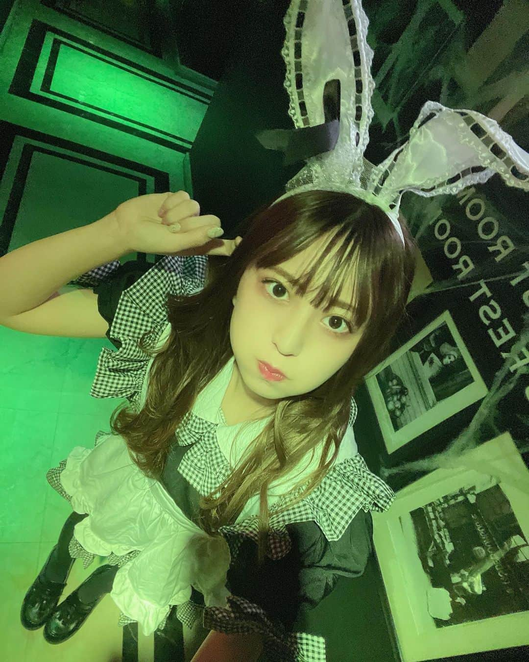 竹内星菜さんのインスタグラム写真 - (竹内星菜Instagram)「本日Halloween撮影会中🎃 . . .   #自撮り女子 #여자 #followｍe #follower #女孩 #섹시한 #fashion #ınstagood #photooftheday #art #cute #style #me #패션스타그램 #セルフィー #igersjp #selfie #팔로우환영　#underwear  #lingerie #란제리 #속옷  #竹内星菜 #halloween #ハロウィンコスプレ #ハロウィン #halloweencostume #メイド服 #メイド」10月24日 10時36分 - seina0227