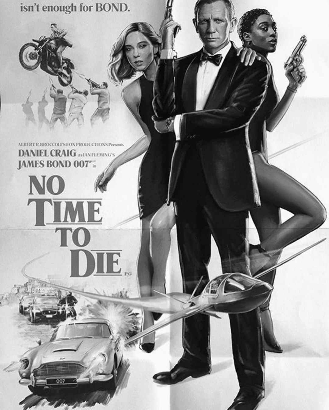 平大路えみのインスタグラム：「今日もLouis Armstrongのwe have all the time in the world をリピートで。  007みると毎回しばらくは脳内007モード。  そしてSKYFALLから約10年経っていることに驚く。ね？  #007」