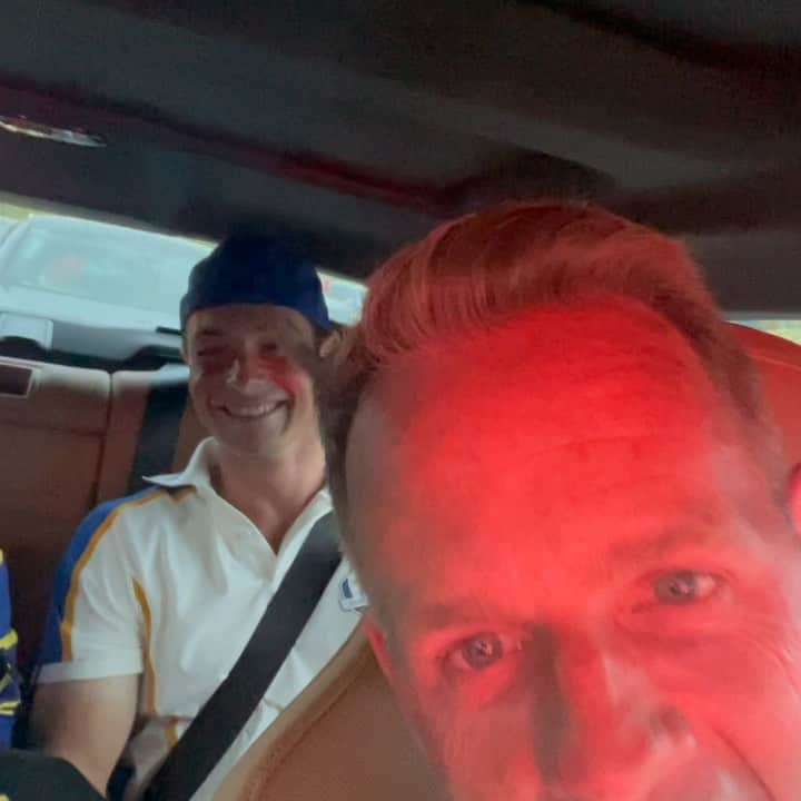 ルーク・ドナルドのインスタグラム：「Got to spend a lot of time with @viktor_hovland at this years Ryder Cup - an absolute stud on and off the course - trust me he’s a World Class player - his choice in music however???…… 🤣🤣🤣    Congrats on defending the @wwtatmayakoba championship. Many more to come 🏆 #deathmetal?」