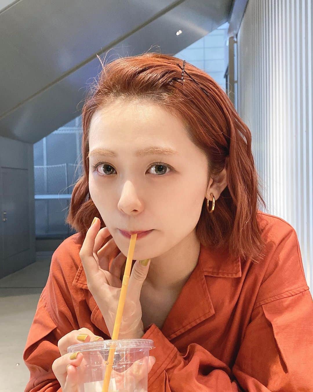 足立佳奈のインスタグラム：「ほんとに久々に、 外でお茶したよん☺️」