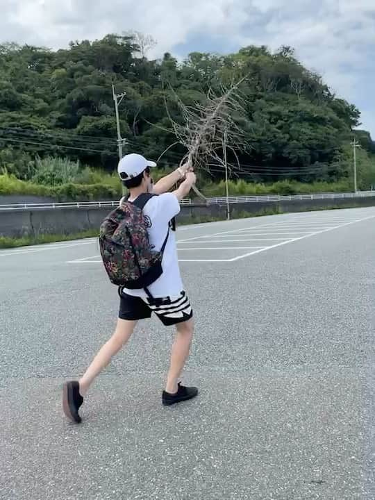 土井ケイトのインスタグラム：「夏の思い出 rehearsing for the musical. JK.」