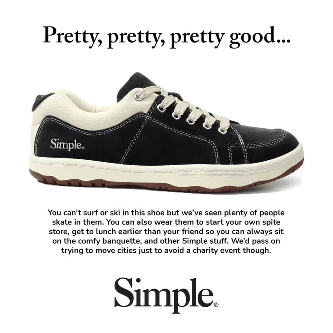 ガーブストアのインスタグラム：「Larry's favourite footwear by Simple are back... 👀⁠ Pre-order yours now from the link in our bio 👌⁠ Exclusive to Garbstore」