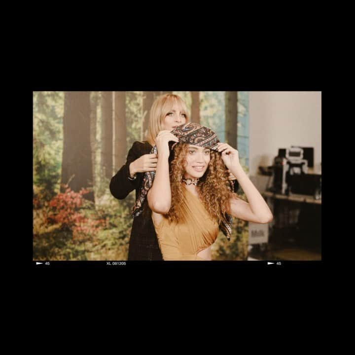 ウィンターケイトのインスタグラム：「some BTS of our FW21 styling session with creative director @nicolerichie ✨ Shop our Fall collection exclusively on revolve.com🖤」