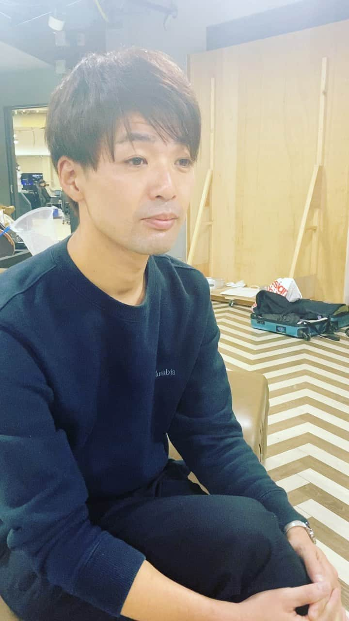 松本竹馬のインスタグラム：「【お前、話し聞いてないだろ選手権】 アイロンヘッド辻井  いかに自然に人の話しを聞いてない感じを出せるか  いきなりもう聞いてない感じが◎ この先輩に死んだ目をやらせたら右に出る者はいません」