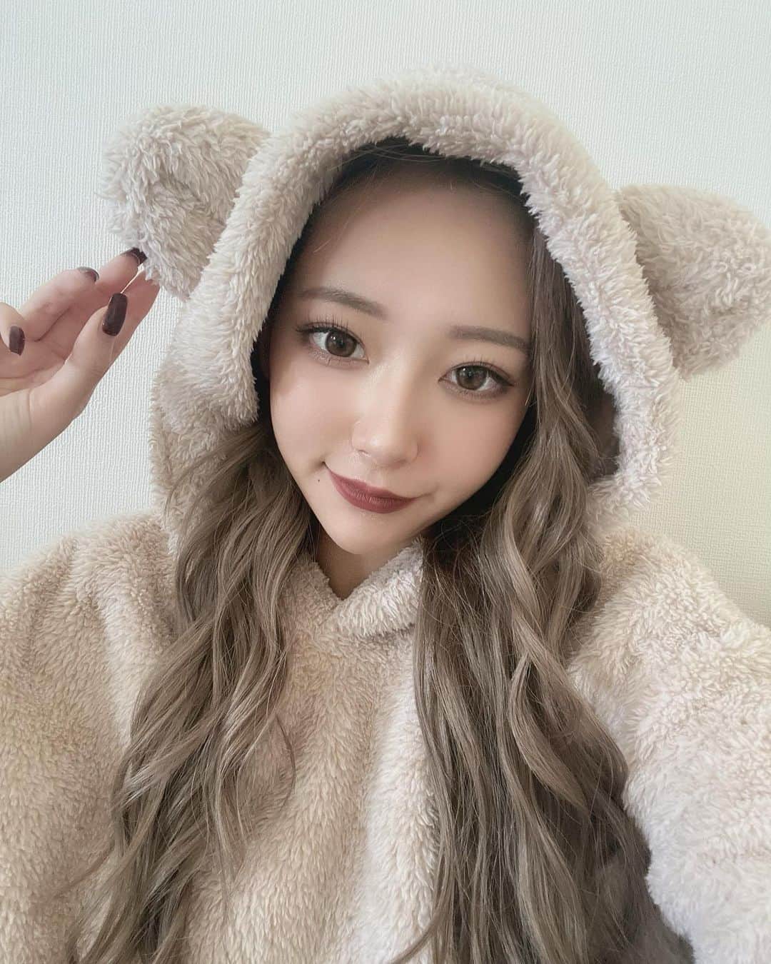 PyunA.(ぴょな)さんのインスタグラム写真 - (PyunA.(ぴょな)Instagram)「このGUのクマさんパジャマ可愛すぎる😵‍💫❣️」10月26日 15時27分 - _000919_