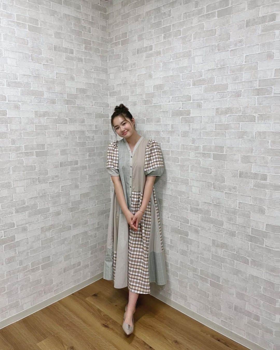箭内夢菜のインスタグラム：「#発見ふくしま  イベントをやらせて頂いた時のお衣装です👗 タグ付けさせて頂きました  会いに来てくださった方ありがとうございました☺️嬉しかったです！ YouTubeみてね😉」