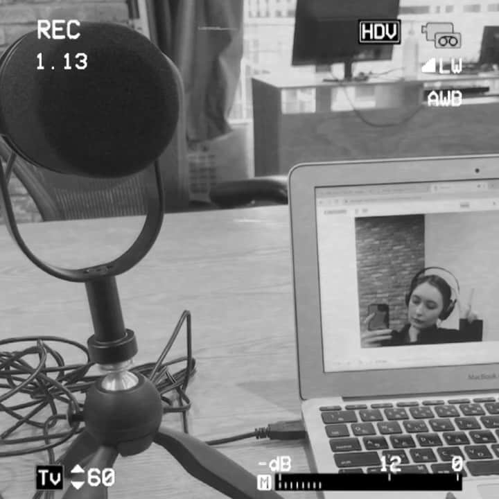 アシュリーのインスタグラム：「podcastの仕事頂きました🙌 それのミーティングしてきたよ♪ 初めてだからどきどき😝 詳細は後ほど🤫」