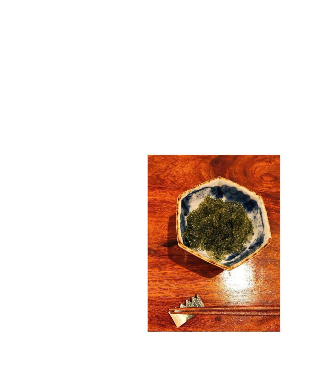 遠藤綾さんのインスタグラム写真 - (遠藤綾Instagram)「* 新鮮な海ぶど〜 まだたっぷりある😋 ぷちぷち美味しい😋」10月26日 19時24分 - e_aya217