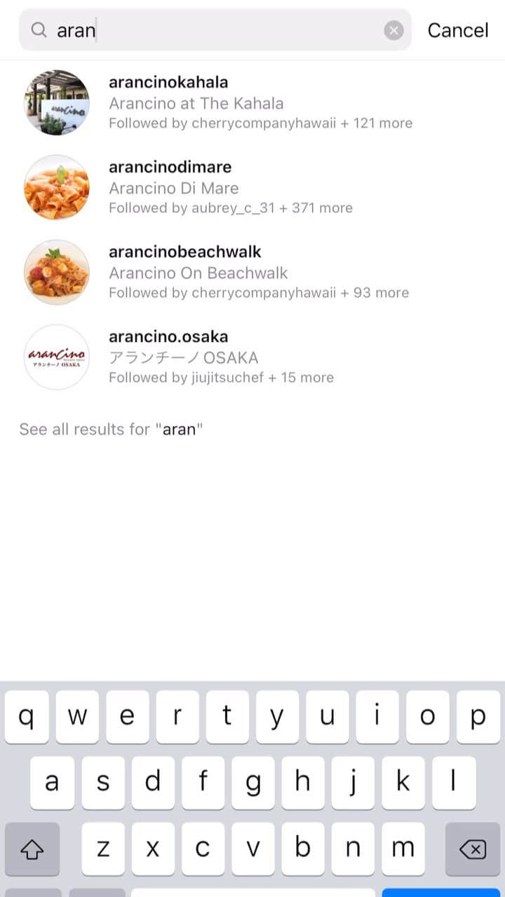 Arancino Di Mareのインスタグラム