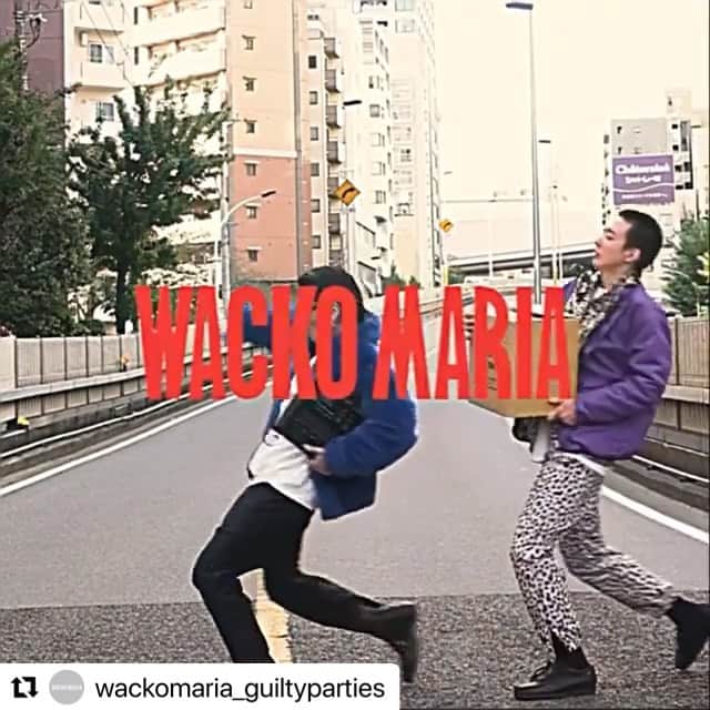 Daizo Yoshiokaのインスタグラム：「#Repost @wackomaria_guiltyparties with @make_repost ・・・ WILD BUNCH / WACKO MARIA 10/30/2021 🎥 @__margt #wildbunch #wildbunchrecords #wackomaria」