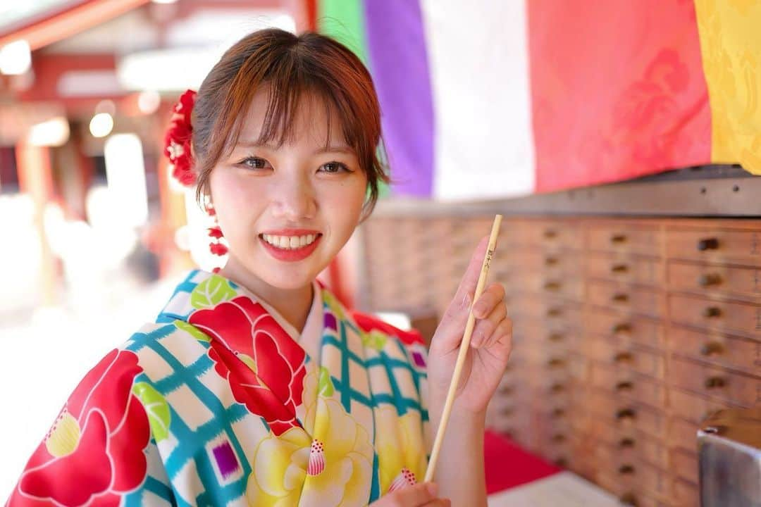 瀬戸初夏さんのインスタグラム写真 - (瀬戸初夏Instagram)「おみくじひいたよ〜」10月27日 22時59分 - seto_uika