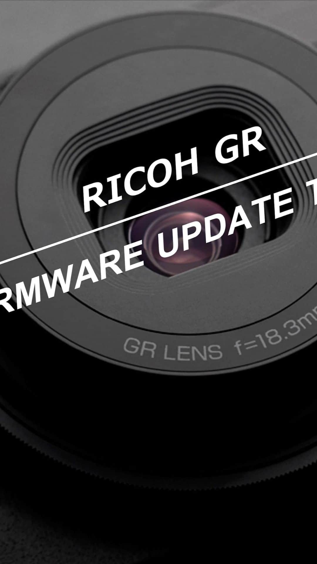 Ricoh Imagingのインスタグラム：「Learn how to update the firmware on your #RicohGR camera! #griii #gr3 #griiix」