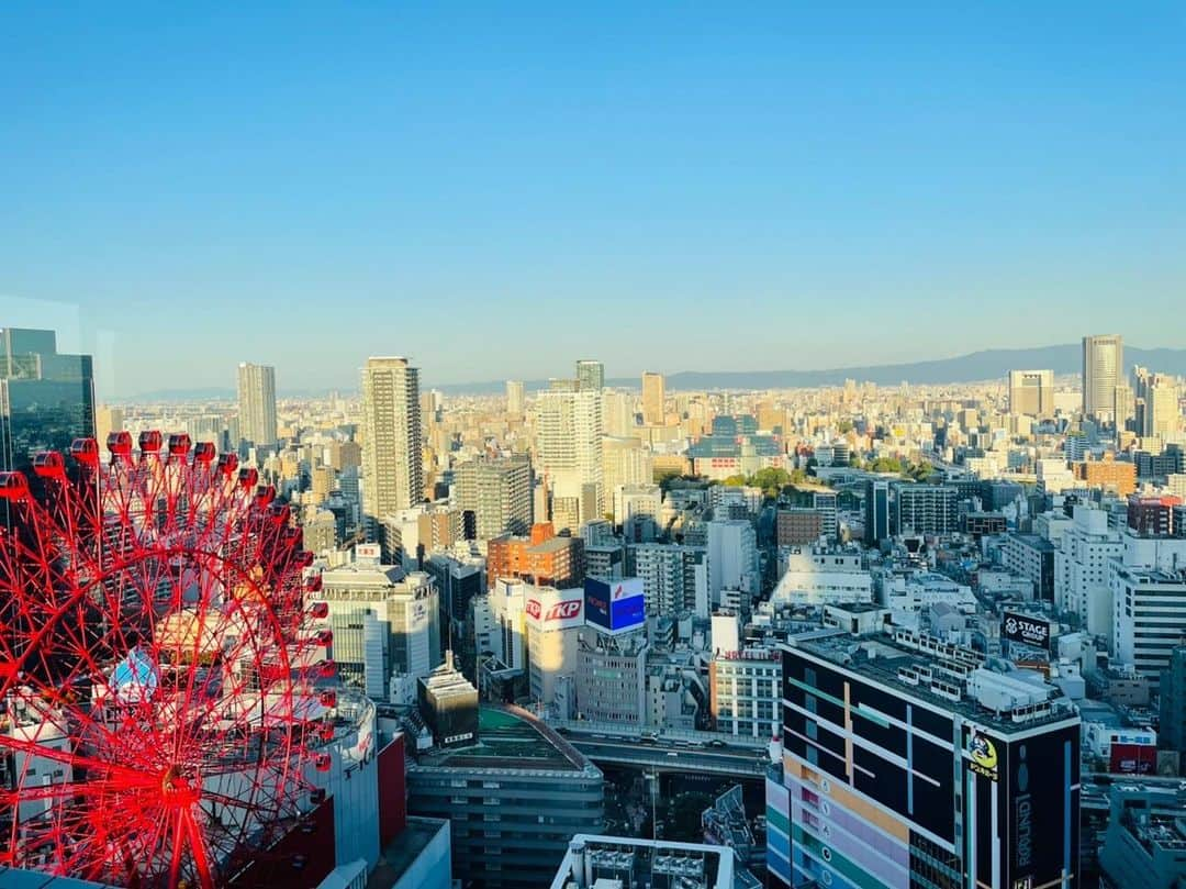 sdiningのインスタグラム：「夜の景色も綺麗ですが、 個人的に私はお昼の景色の方が好きなんです꒰ঌ♥️໒꒱  #大阪#梅田#阪急#阪急グランドビル#シーフード#トラットリア#イタリアン#レストラン#夜景#景色#絶景#カップル#記念日#誕生日#サプライズ#ランチ#ディナー#sdining #ワイン#オマール海老#パスタ」