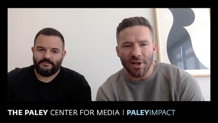 ジュリアン・エデルマンのインスタグラム：「Thank you to the @paleycenter for having us on. To grow as a people we have to lend a hand in times of negativity, to create the positive. 🤝」