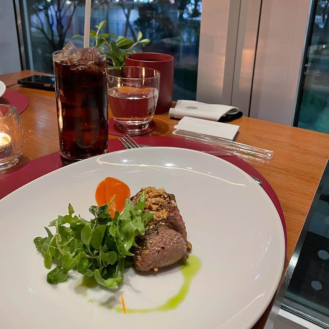 リュ・ジヘのインスタグラム：「호박스프도 맛있어!!」