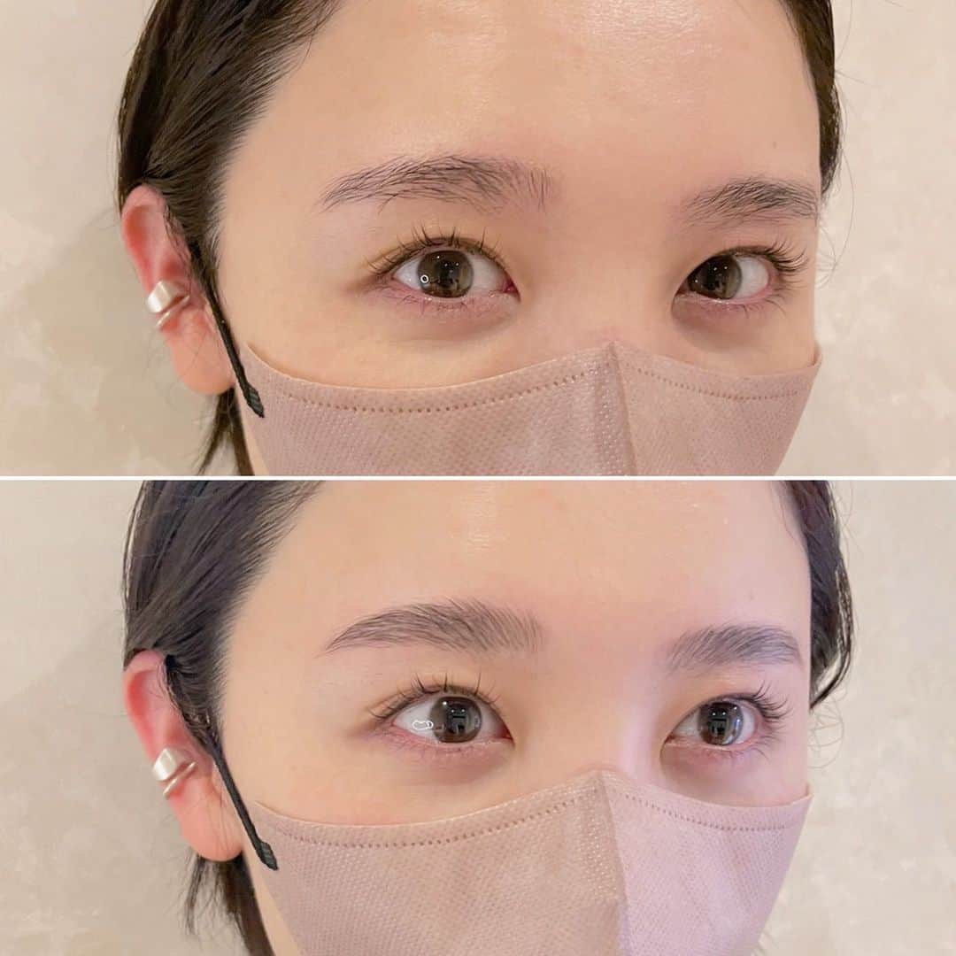 おのののかのインスタグラム：「＊ 出産前にどうしてもやっておきたかった #hollywoodbrowlift ✨  私の眉毛は１本１本しっかりしている上に生え癖がすごくて🥲 すっぴんでも可愛いふんわり眉毛に ずーっと憧れていました、、👼💓  まゆげの癖を取る専用のパーマをして、整えてもらって、 できあがりに大感動😭🙏💕  眉毛って本当大事ですよね。 一気に垢抜けるパーツ。 自分の中で眉毛はあまり好きな パーツではなかったので、本当嬉しい🥲✨ まゆげは濃くてもカットせずに 毛の流れを整えてフワッとさせるのが大事なんだって📝  @hayashiminaho さん いつもありがとうございます✨ @minahosbeautyhome  まつげはお決まりの @vibliss_eclat_eyelash 💓 ノーエクステ、ノーマスカラでこの状態👀💓  これですっぴんでも出産後 良い感じに写真が撮れそうです😂🙏」