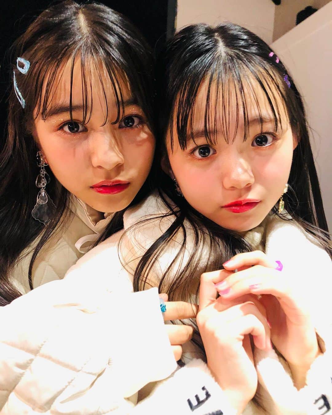 ニコ☆プチのインスタグラム：「👼🏻🤍  1週間お疲れ様でした🧚‍♀️🧚‍♀️ はなたばより💐  #有坂心花 #小松崎ふたば」