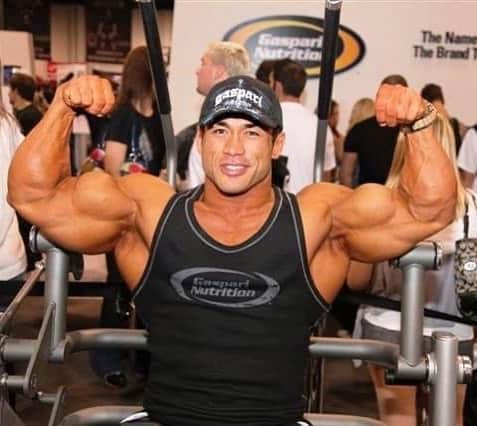 のインスタグラム：「Old school @gaspari booth in @mrolympiallc 2010 #gaspari #teamgaspri」