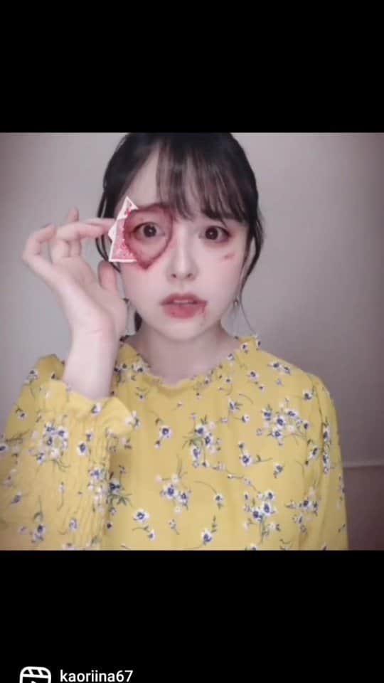 のインスタグラム：「HAPPY HALLOWEEN🎃 またまた去年作った動画です👻 楽しい週末を✨  #halloween #ハロウィーン #おうちでハロウィン #仮装」