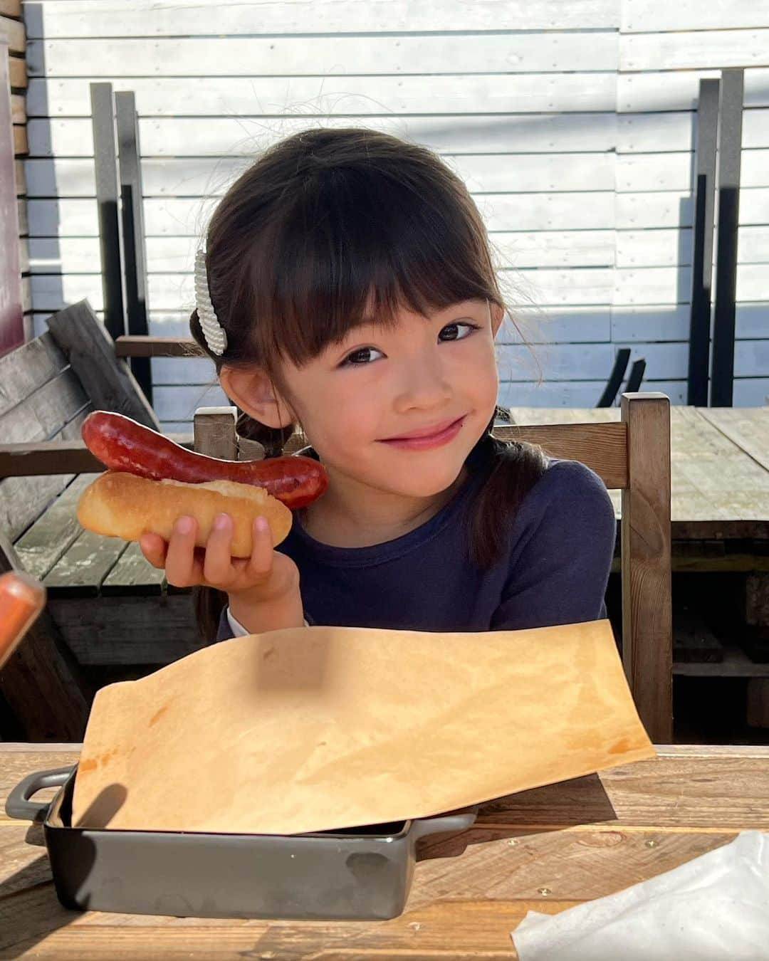 アレン明亜莉クレアさんのインスタグラム写真 - (アレン明亜莉クレアInstagram)「🤍 Today's lunch 🌭 ・ ハンバーグやステーキを食べたよ ・ ・ お腹いっぱい〜🎃🦇 ・ ・ ・ #ステーキ #ホットドッグ #ランチ」10月30日 15時17分 - mary.2015c