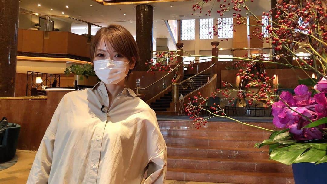 のインスタグラム：「久しぶりにロケに行ってきました！横浜ベイシェラトンさんのごはんとても美味しかったです✨そして素晴らしい取り組みも！きょうの日曜NスタSunトピでご紹介します😊 #日曜Nスタ #sunトピ #横浜ベイシェラトン」