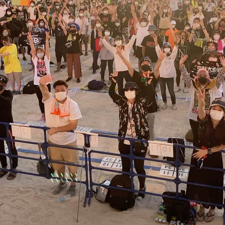 桜井誠のインスタグラム：「WSW2021 沖縄で3年ぶりに無事開催！ しあわせな時間をありがとう😊 最高でした〜 #モンゴル800 #dragonash」