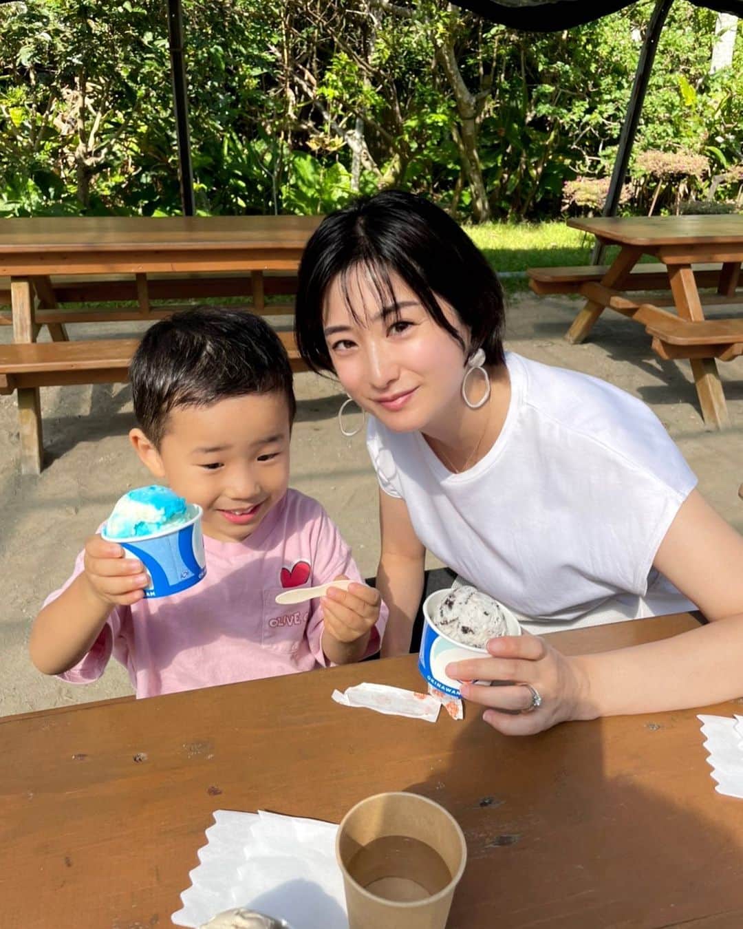乾亜由美のインスタグラム：「思い出2021年夏」