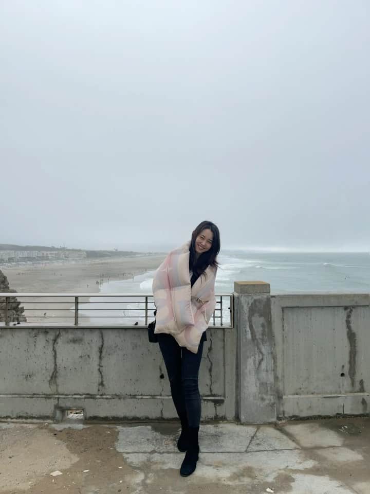 ホ・ヨンジュ のインスタグラム：「#sanfrancisco 🌊🛳🎧」