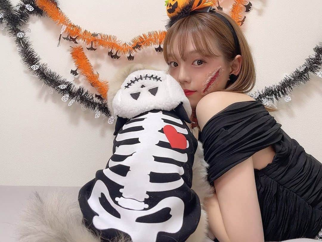 篠崎愛さんのインスタグラム写真 - (篠崎愛Instagram)「👻🎃❤️ #halloween #2021」10月31日 23時51分 - shinopp._.ai