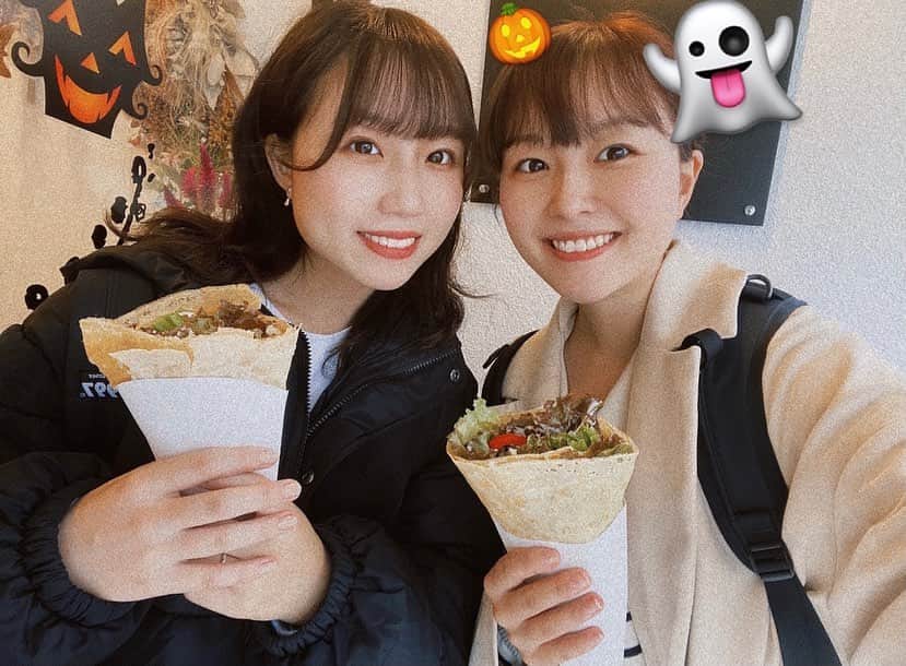 鍋本帆乃香のインスタグラム：「. 👻🎃🐶」