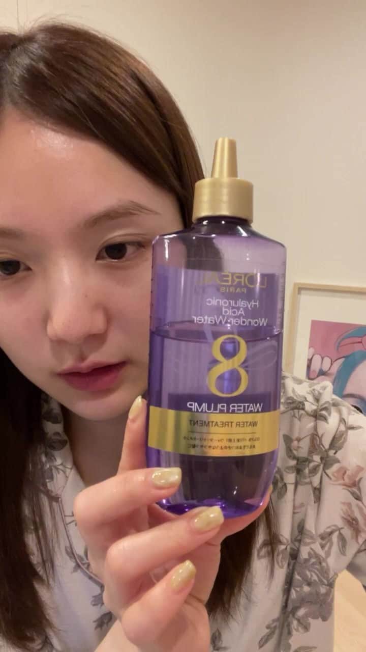 ひよんのインスタグラム：「今回はロレアル パリさんとのコラボライブでした❤️ ヘアケアのこと、オススメアイテムのこと、Q&Aなど色々お話してるから見返してみてね☺️💓  沢山見に来てくれてありがとう❤️❤️」