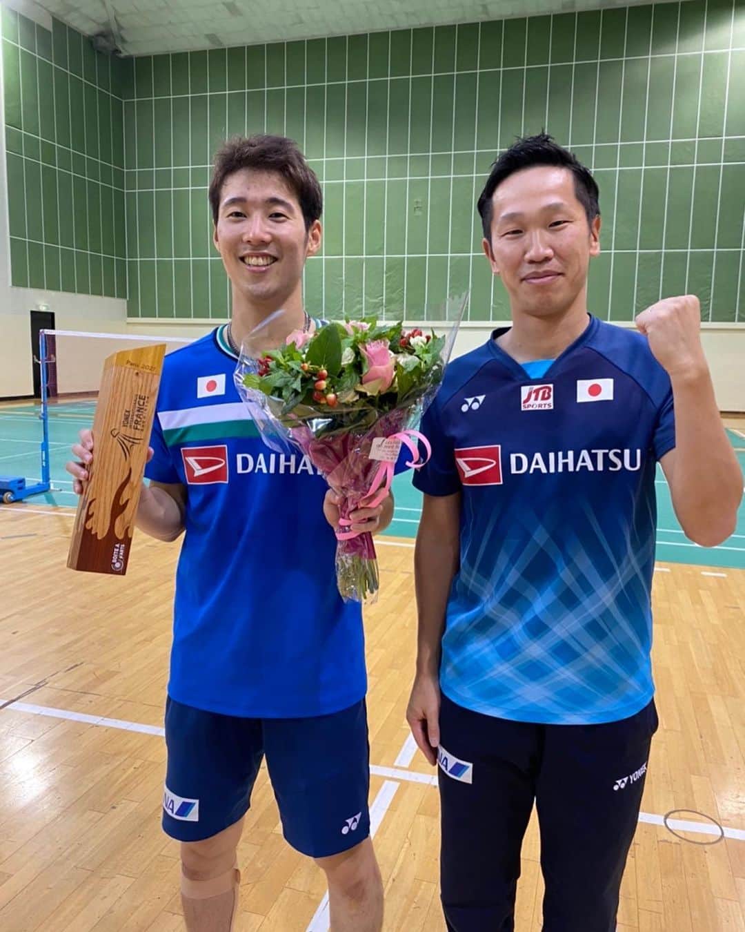 常山幹太のインスタグラム：「フランスオープン優勝することができました🏅  めちゃくちゃ嬉しいです😆😆 この結果に満足せずもっと強くなれるようにこれからも頑張ります💪💪  たくさんの応援ありがとうございました😊」
