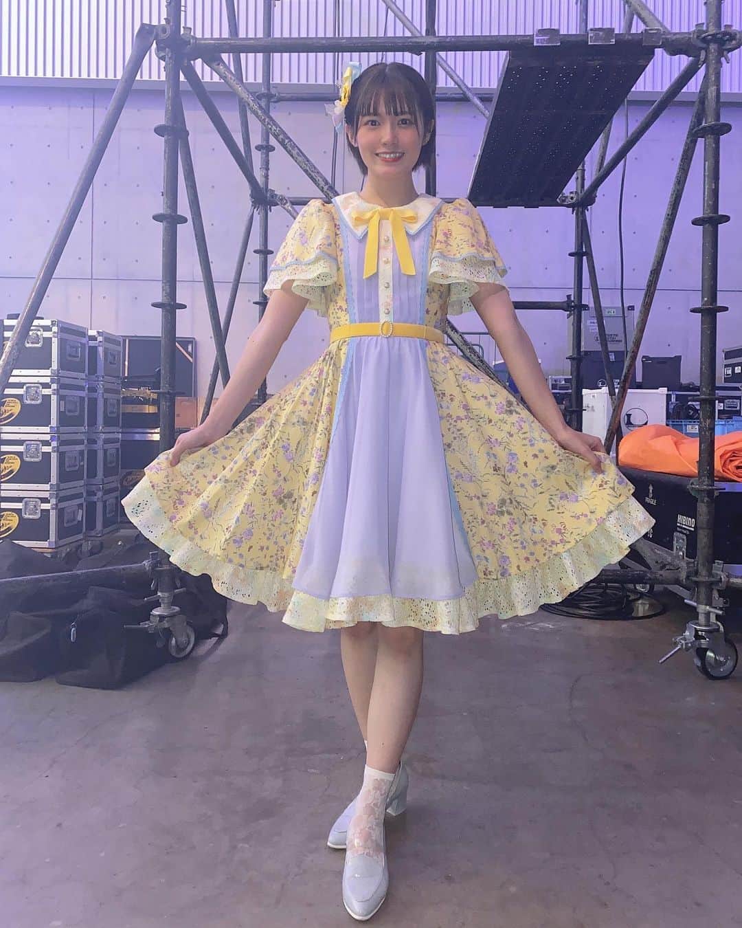 安藤千伽奈のインスタグラム：「🌻  新衣装✨」