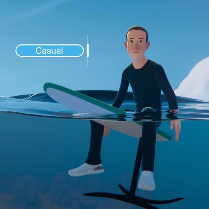 マーク・ザッカーバーグのインスタグラム：「Gaming in the metaverse is going to be awesome. I hope someone makes a Kai Lenny foiling and surfing game soon!」