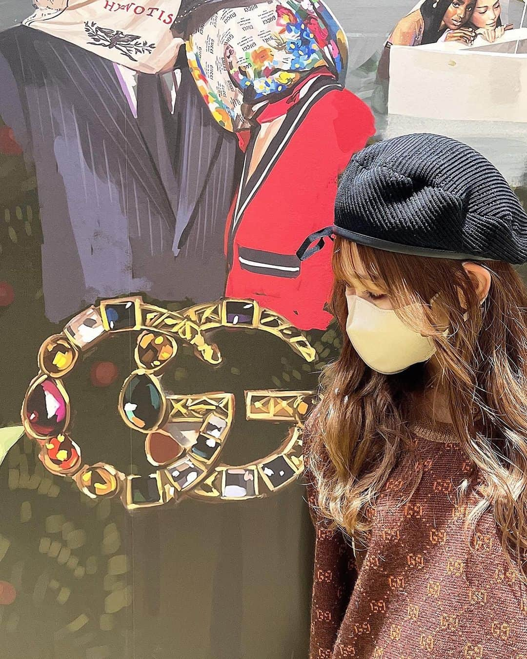 浦西ひかるさんのインスタグラム写真 - (浦西ひかるInstagram)「gucci❤︎ . 行ったの結構前やけど載せるの忘れてた^^ フォトスポットだらけで写真たくさん撮ったの♡♡ .」11月2日 21時04分 - uranishihikaru