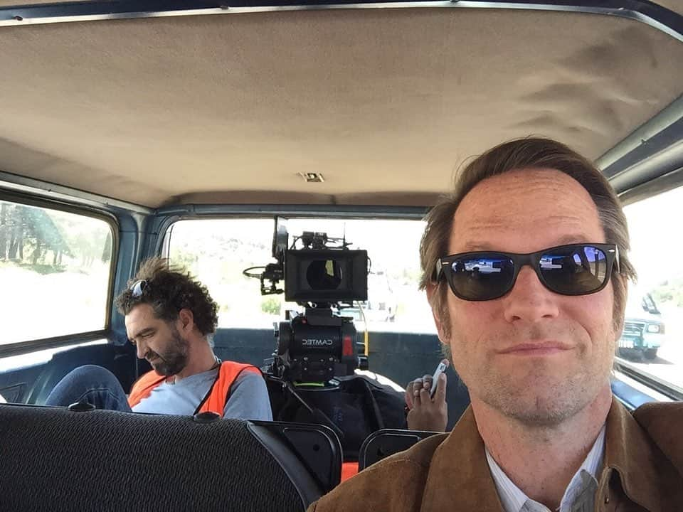 マット・レッシャーのインスタグラム：「From season 1 of Narcos:Mexico. When we could see our faces.」