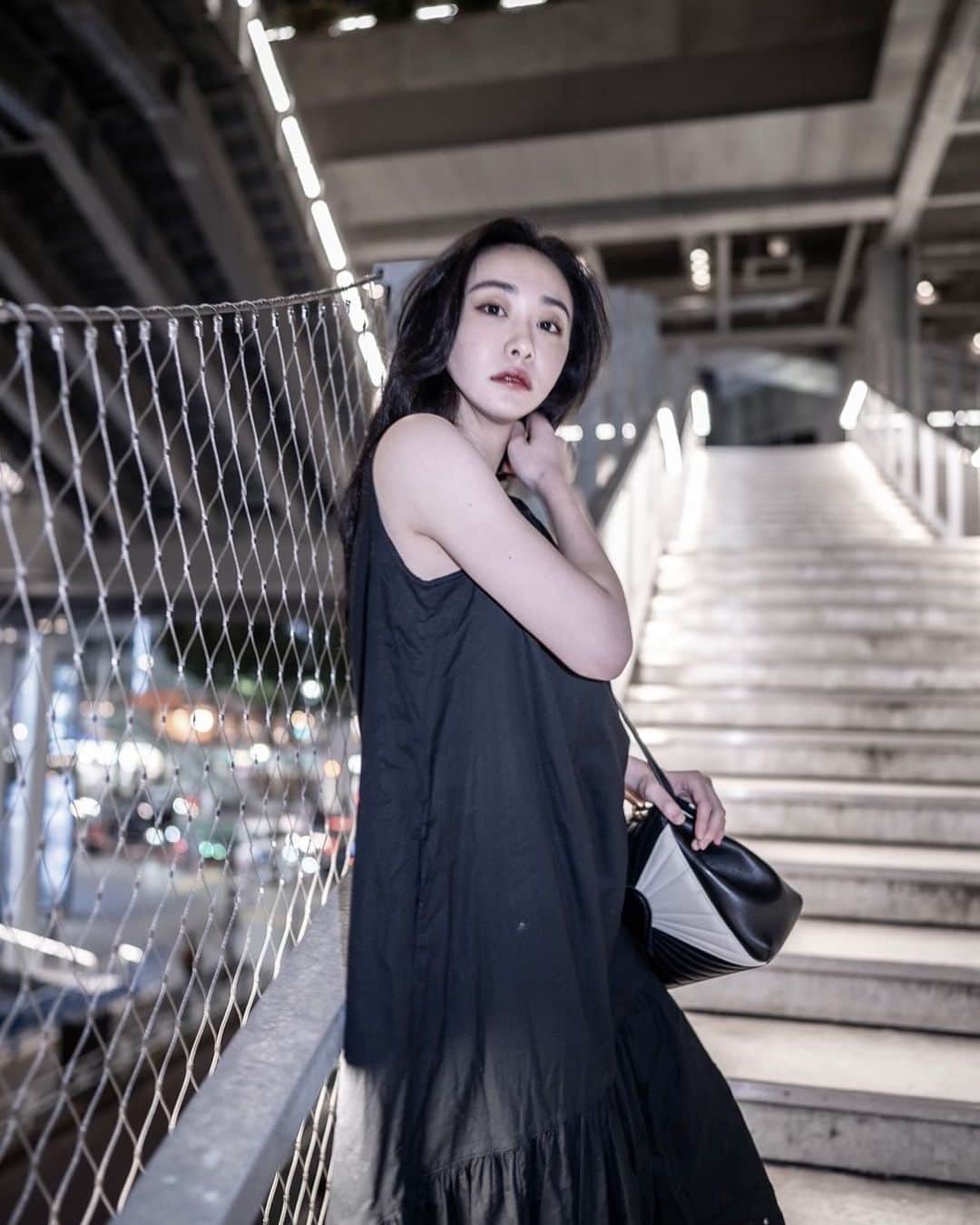 天野真彩のインスタグラム：「🖤 『Night』」