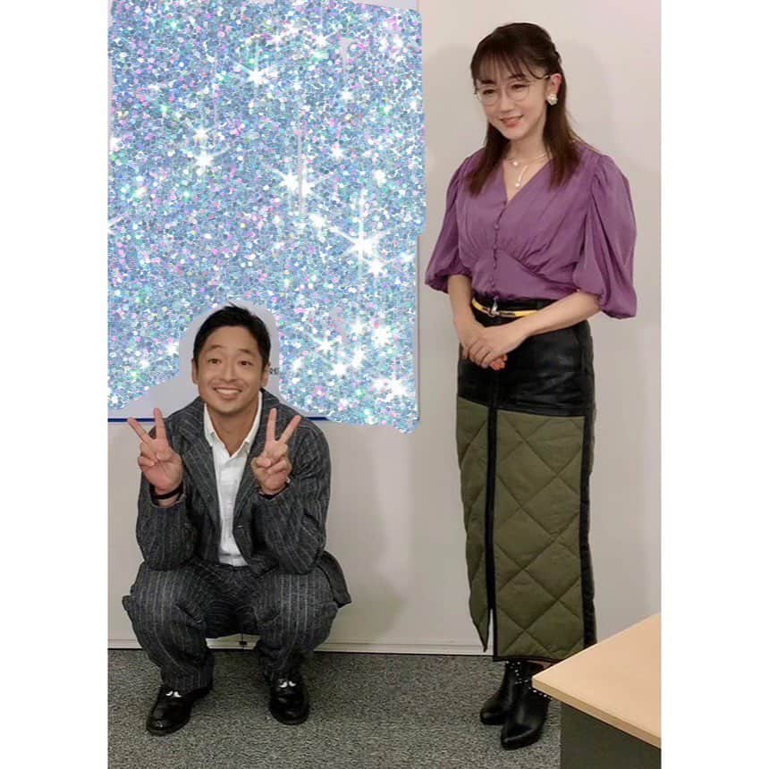 唐橋ユミさんのインスタグラム写真 唐橋ユミinstagram わかるわかるチャンネル 団長とロケでした テレビでお見かけするのは 雪山で裸だったり 自転車で汗だくの団長だったので 今日は秋の装いに衣替え という感じでした こちらは スタイリストユカさんからです