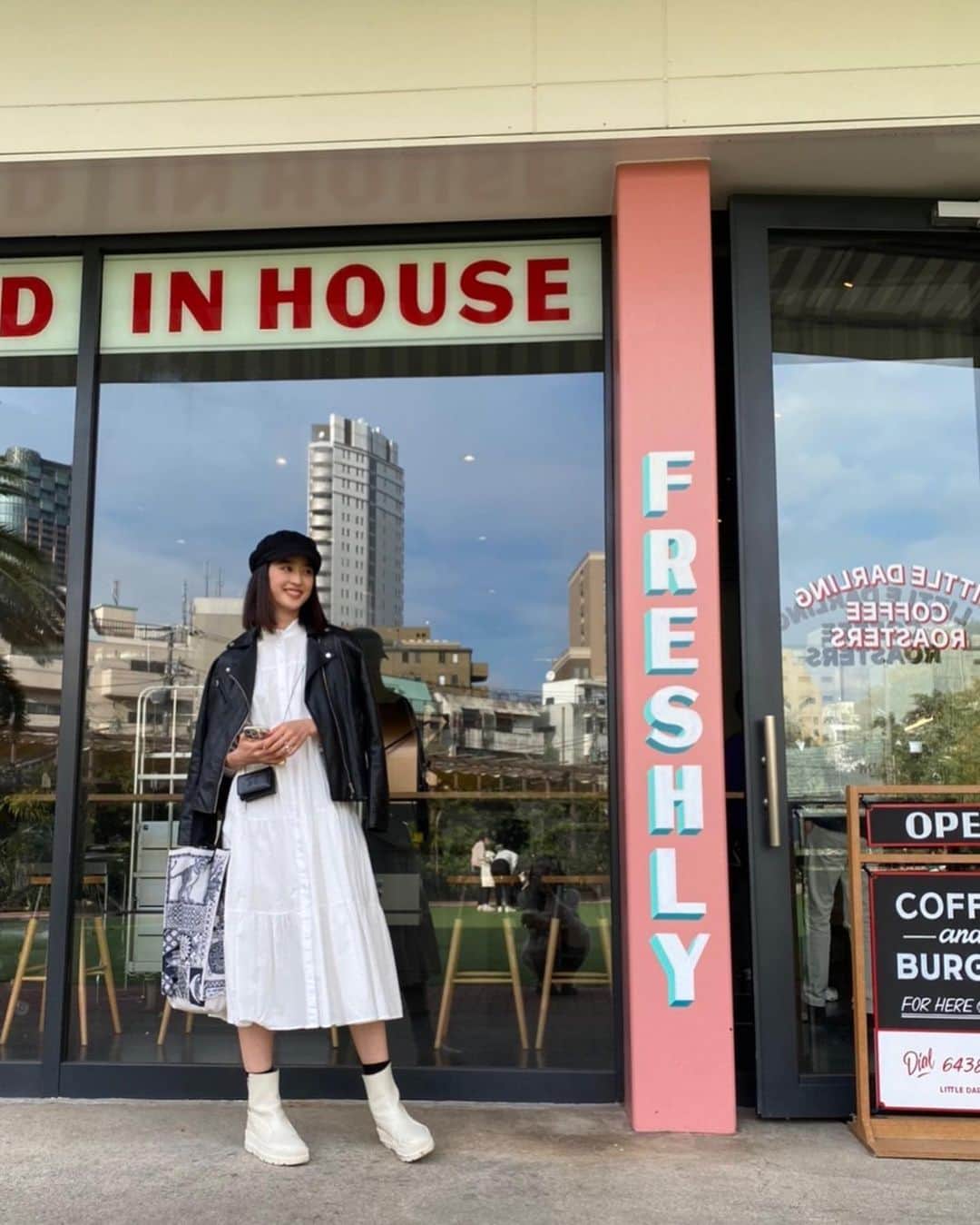 青野楓のインスタグラム：「#映え活 えみちゃんが一生懸命撮ってくれた🥰  #kaede626style」